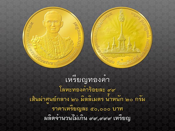 จองเหรียญที่ระลึก,รัชกาลที่ 9 จองเหรียญที่ระลึก,รัชกาลที่ 9
